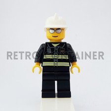 LEGO Minifigures - 1x wc021 - Fireman - Pompiere Omino Minifig Set 7208 7945