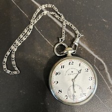 Zarvath Orologio da Tasca Ferrovie Turche Raro Vintage Unisex Acciaio Vintage