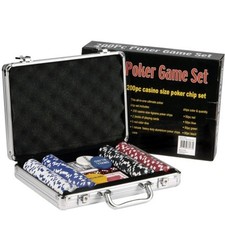 SET KIT 200 POKER FICHES CHIPS