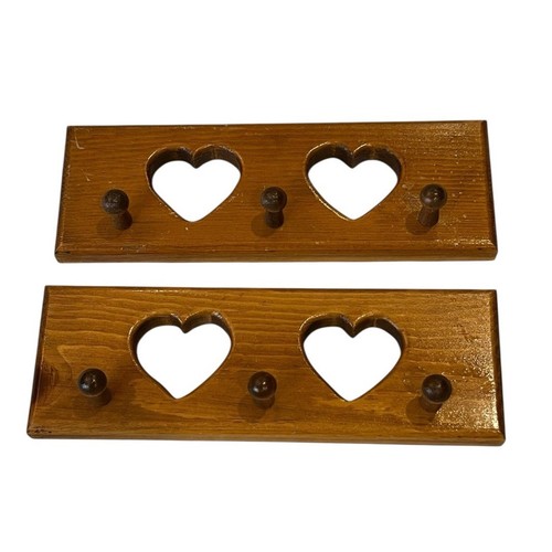 Coppia cuori legno di - coppia,