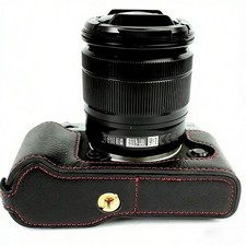 Custodia in pelle per Fujifilm