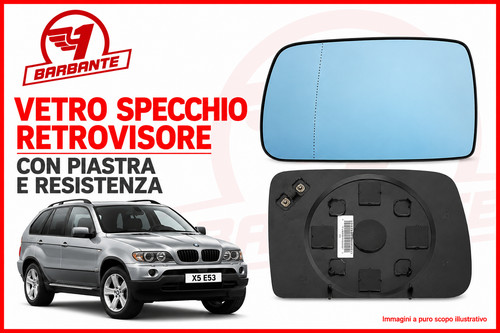 Vetro vetrino specchietto - specchietto, sx