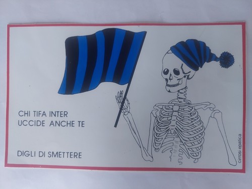 Adesivo ultras milan cirrosi - adesivo,