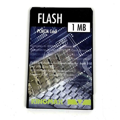 Kingmax pcmcia flash card - pcmcia,