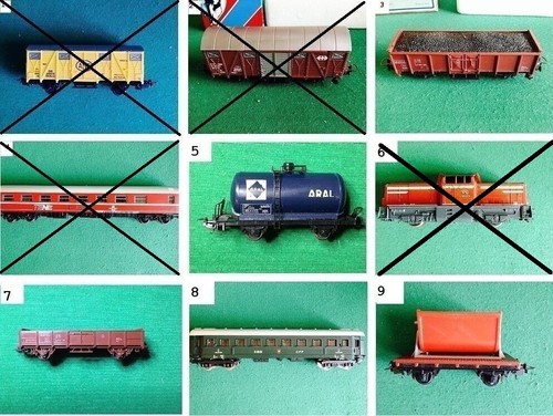 Vari treni vagoni merci - treni,