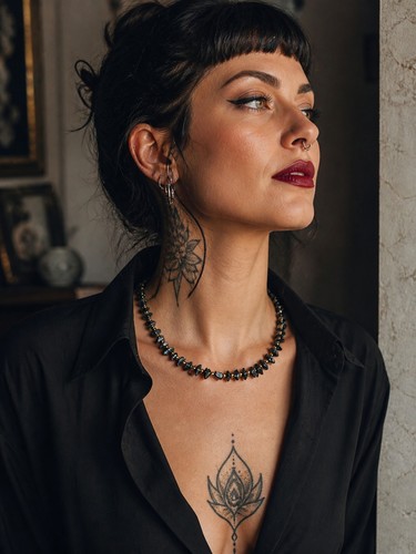 Collana vintage ematite - vintage,