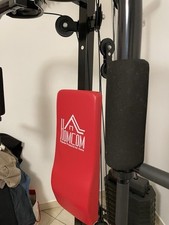 Homcom Stazione Multifunzione in Acciaio, Tapis Roulant tappetino fitness