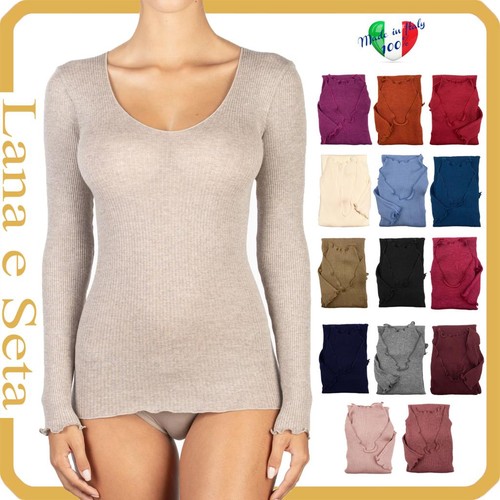 Maglia intima donna lana - lana, e