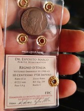 10 CENTESIMI 1938 FDC