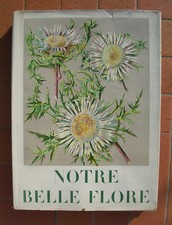 BOTANICA ERBARIO FIORI FLORA ILLUSTRATA 48 TAVOLE A COLORI IN 4 VOLUMI  - 1950
