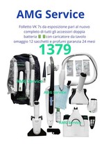 VORWERK FOLLETTO VK7S SENZA FILO COMPLETO LAVAPAVIMENTI SP7s MULTIFUNZIONE HD7S