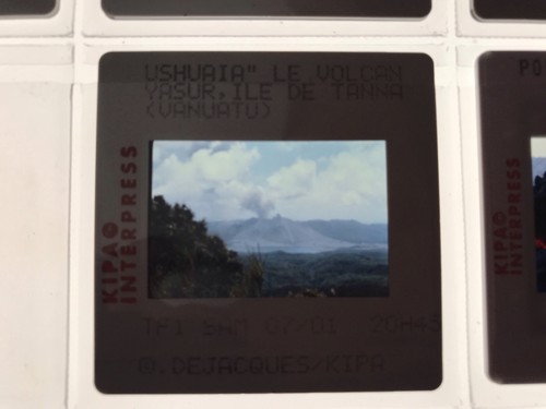 Volcan diapositive de presse - -,