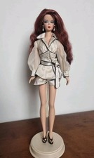 BARBIE silkstone FASHION MODEL SUITE RETREAT MATTEL 2005 GOLD LABEL red hair