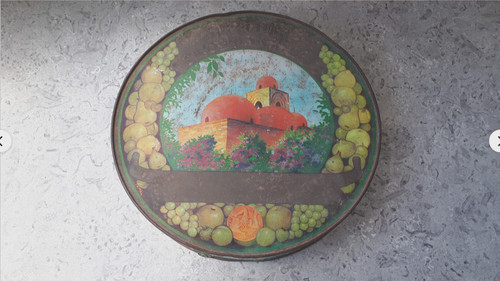 Scatola latta antica - scatola, in