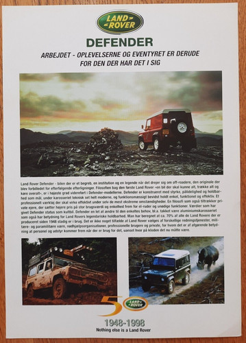 Brochure auto land rover - brochure,