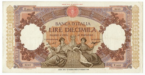 10000 lire capranesi - 10000,
