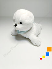 Peluche/Doudou Small Phoque Brioche Blanc Bandana Bleu Les Amis 20*11cm - Kaloo