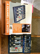 4 Channel Live Mixer new in