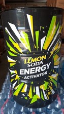 FUSTO TAVOLO BIDONE VUOTO LEMON SODA ENERGY