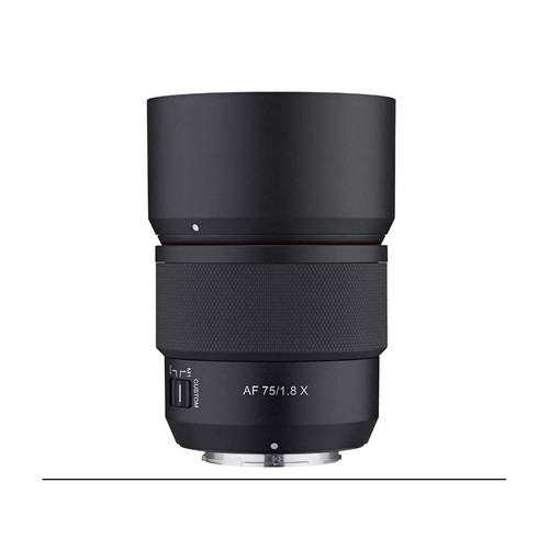 Samyang 75mm 8 per - af, f1.8