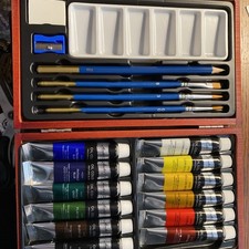 Pittura ad olio Master’s Touch confezione da 12 colori assortiti 0,4 fl oz con spazzolato/matita