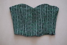 Top corsetto verde Zara
