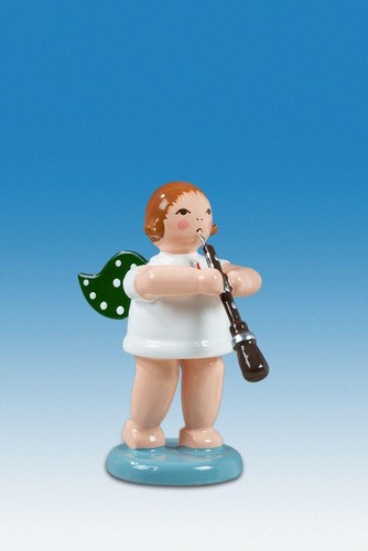 Figura legno angelo con - figura, in