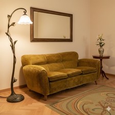 Divano a 3 Posti Vintage Legno