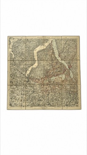 Antique como lake map - como,