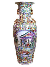 VASO ORIENTALE , CINESE , CERAMICA made in china