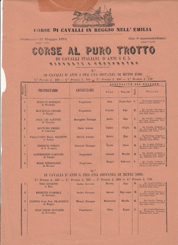 Corsa puro trotto cavalli - corsa,