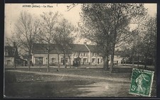 CPA Audes /Allier, La Place 1913 