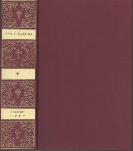 Libri san cipriano opere - cipriano, cura