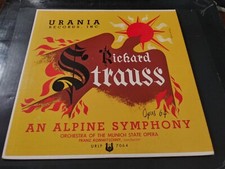 Franz Konwitschny - Strauss: An Alpine Symphony - Opus 6 VG++ Urania Record 1952
