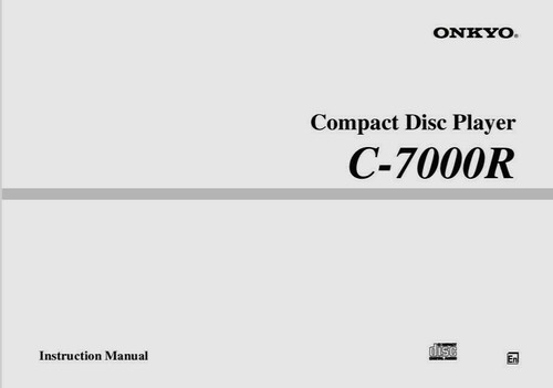 Onkyo 7000r lettore - lettore, cd