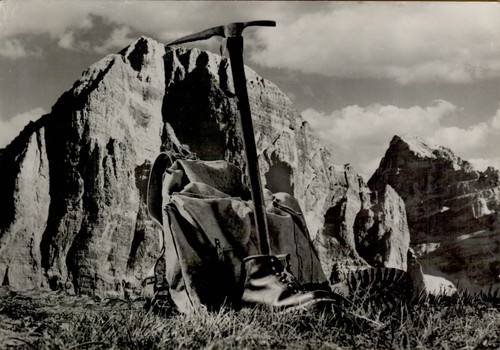 143052 cartolina alpinismo - ,
