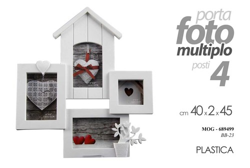 Portafoto multiplo parete - portafoto,