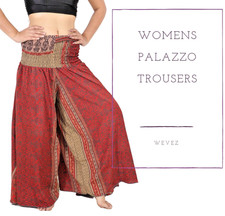 Pantaloni palazzo stampati