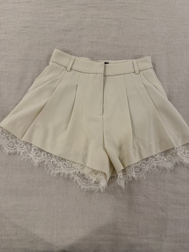 Abito corto lulus avorio pizzo - abito,