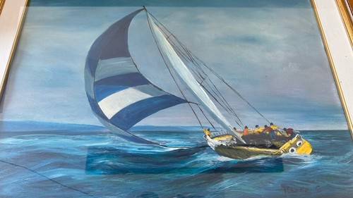 Dipinto marina giacomo - "marina",