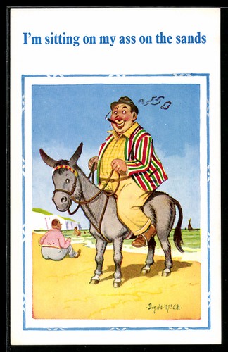 Cartolina artista donald - cartolina, d'artista