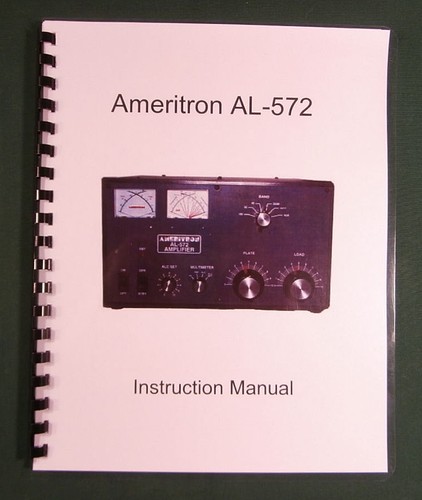 Ameritron 572 manuale - ameritron,