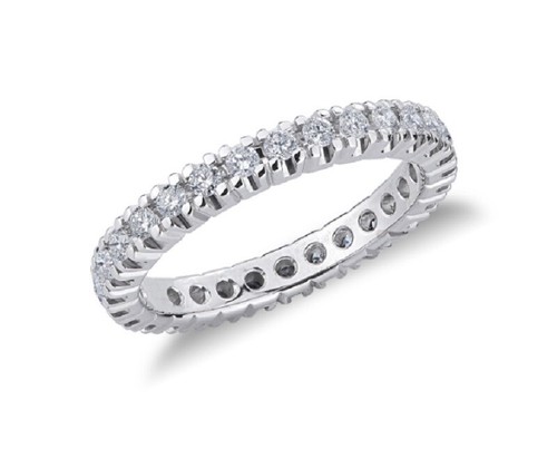 Anello eternity oro 18kt - anello,