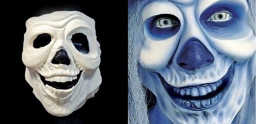Maschera teschio lattice