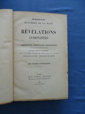 CHIROMANZIA-FRENOLOGIA-GRAFOLOGIA-DESBARROLLES-MYSTERES DE LA MAIN-REVELATIOS...