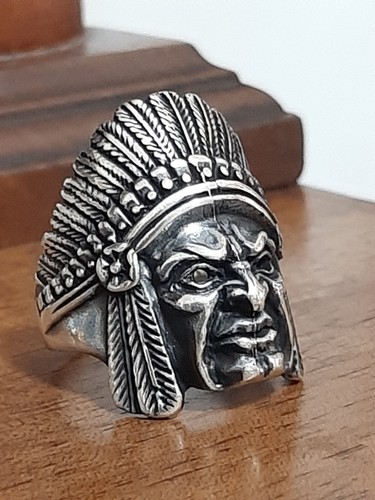 Anello argento 925 uomo nativo - argento,
