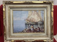 Quadro Laguna Venezia bragozzi