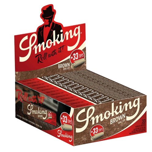 Cartine smoking marrone lunghe - smoking,