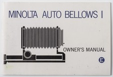 Minolta Manuale Proprietario