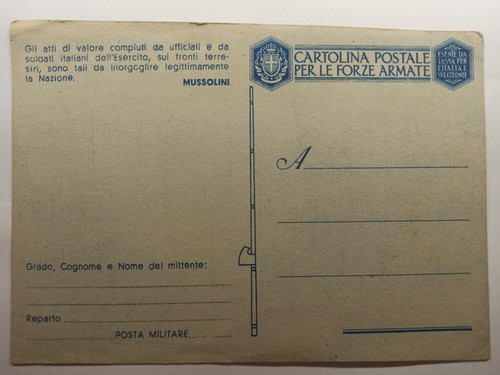 Cartolina postale per - postale, le